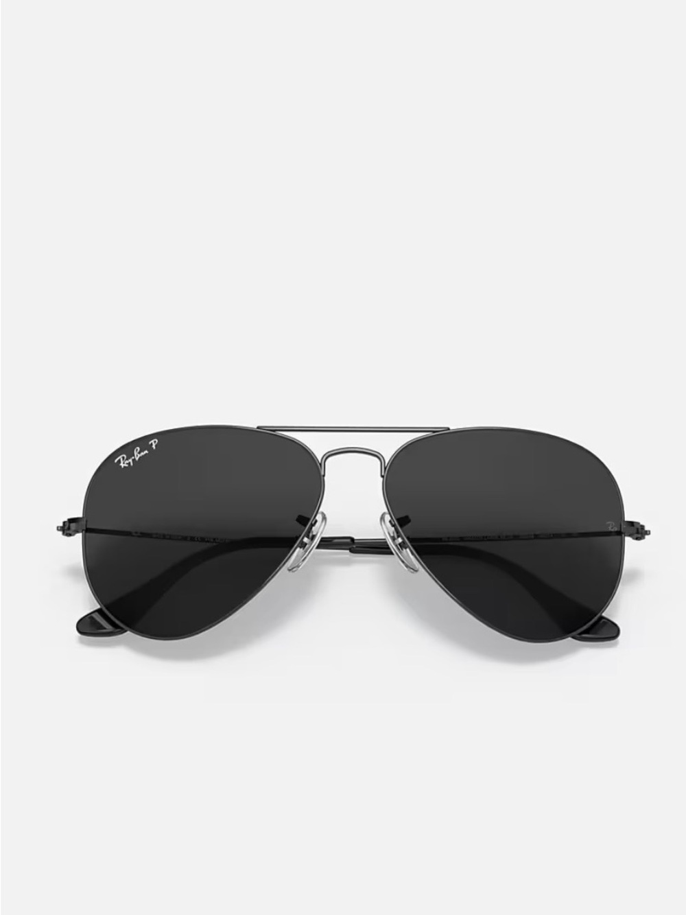 Ray-Ban Classic Aviator Sunglasses - Black - Picture 2 of 10